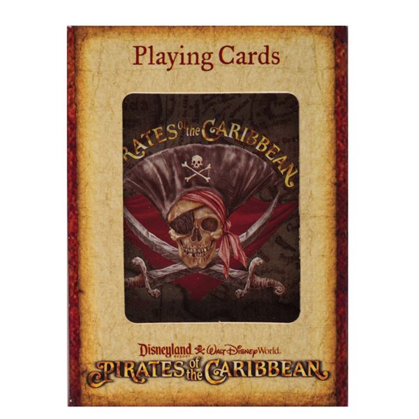 A Deck of Pirates of the Caribbean Playing Cards.