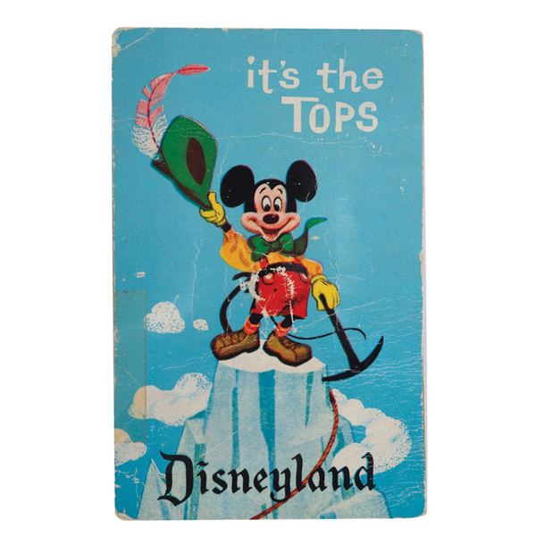 A Disneyland Squeaker Postcard.