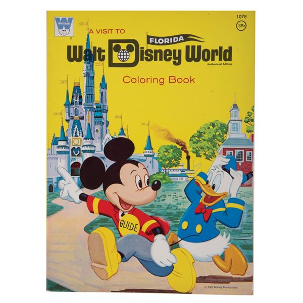 A Walt Disney World Coloring Book.