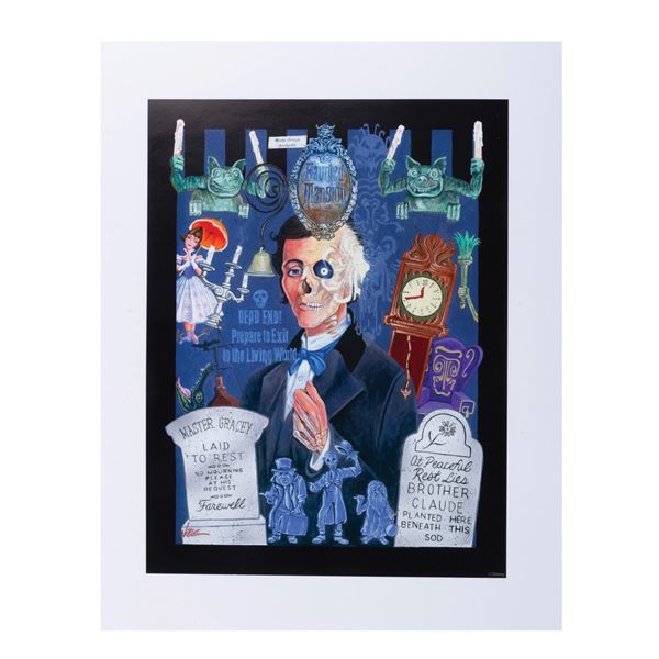 A Print of "Haunted Mansion" by Randy Noble.