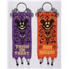 Image 1 : A Pair of Haunted Mansion Halloween Wall Decorations.