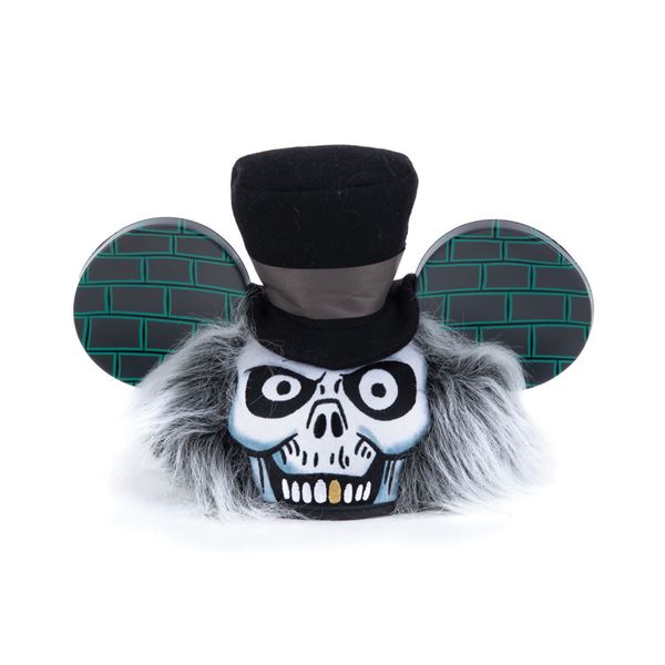 A Haunted Mansion Hatbox Ghost Mickey Ear Hat.