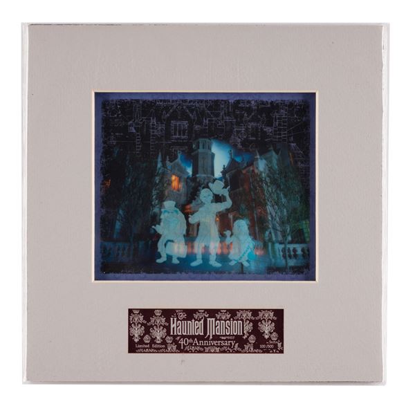 A Haunted Mansion 40th Annual Passholder Laser Cel.