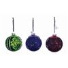 Image 1 : A Set of (3) Haunted Mansion Glass Tree Ornaments.