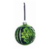 Image 2 : A Set of (3) Haunted Mansion Glass Tree Ornaments.