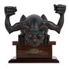 Image 1 : A Haunted Mansion Gargoyle Candle Holder.