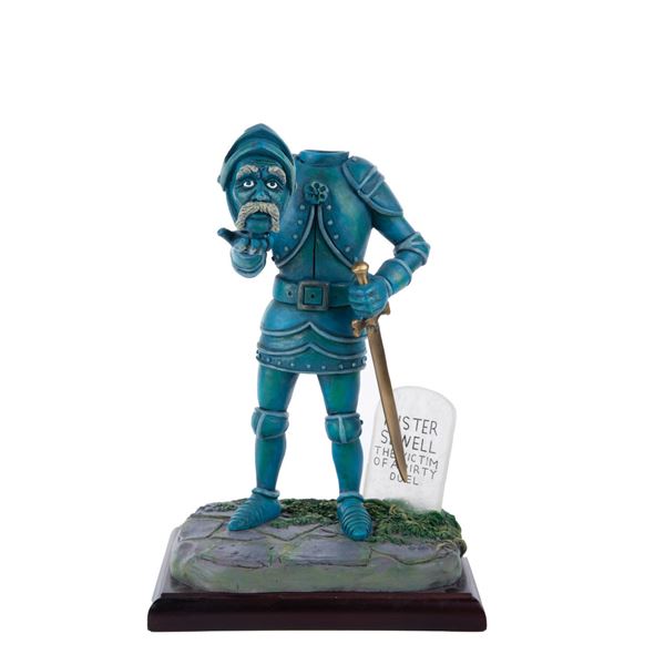 A Haunted Mansion Headless Sewell Knight Figure.