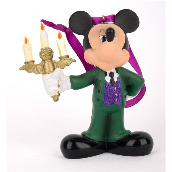 A Haunted Mansion Butler Mickey Ornament.