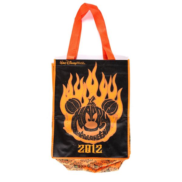 A 2012 Halloween Mickey Tote Bag.