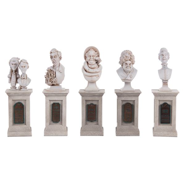 The Haunted Mansion Dread Family Busts Set.