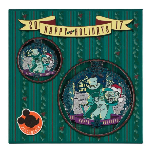 A Haunted Mansion  Happy Holidays 2017  Pin Set.