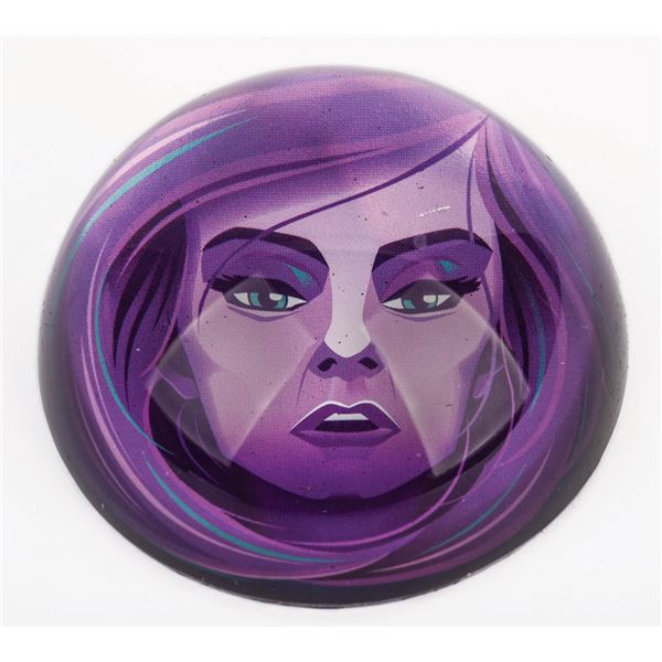 A Madame Leota 50th Anniversary Paperweight.