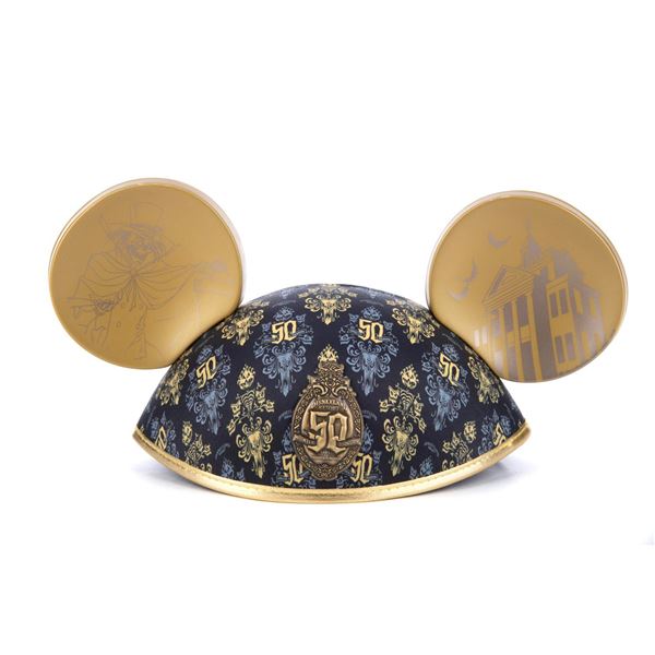 A Haunted Mansion 50th Anniversary Mickey Ear Hat.