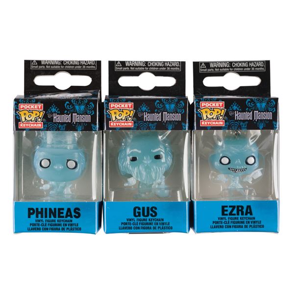 A Set of (3) Haunted Mansion Pocket POP! Keychains.