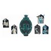 Image 2 : A Set of (5) Haunted Mansion 50th Pins & Magnet.