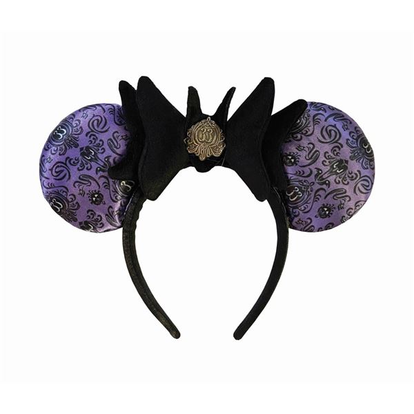 A Club 33 Haunted Mansion Mouse Ears Headband.