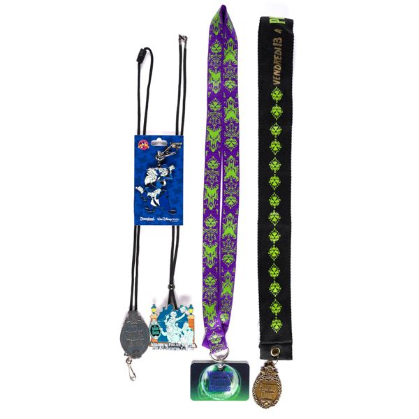 (4) Haunted Mansion & Phantom Manor Lanyards.