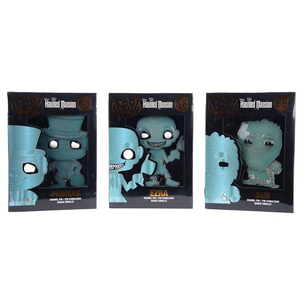 A Set of (3) Funko Pop! Hitchhiking Ghost Pins.