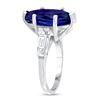 Image 2 : 5.68ct Marquise Tanzanite & Diamond Ring