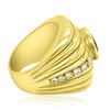 Image 2 : 3ct Green Tourmaline 18K Yellow Gold Ring