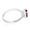 Image 2 : 0.88ct Natural SAPPHIRE 14K White Gold 2.03gm Ring