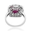 Image 4 : 3.15ct Natural Ruby 14K White Gold Ring