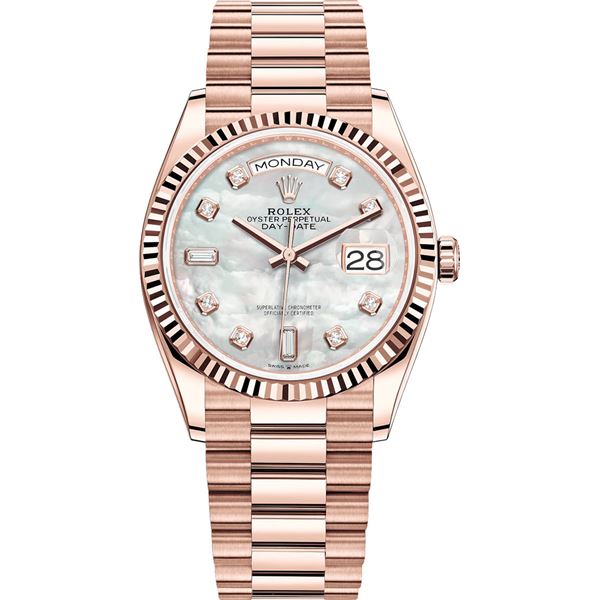 Rolex 36MM Day Date RG Model # 128235