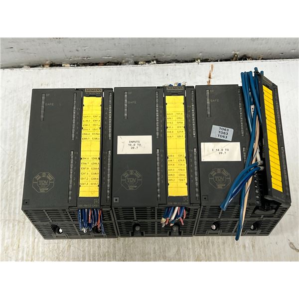 (3) Siemens #6ES7 326-1BK02-0AB0 Digital Input Modules