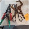 Image 1 : 3 pairs snips and 1 Bessy clamp