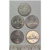 Image 1 : Lot of Canadian Voyager Dollars - Various Years