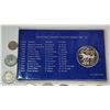 Image 2 : Lot of Various Dimes, Quarters and Foreign Coins