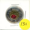 Image 1 : 2018 Armistice Colored Poppy Toonie