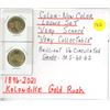 Image 1 : 1896 Klondike Gold Rush Color/Noncolor Loonie Set