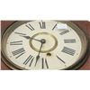 Image 4 : Wall clock wooden vintage pendulum 19 1/2"H x 12"W x 4"D