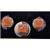 Image 3 : 2 broach & earring sets