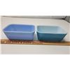 Image 2 : 2 Pyrex dishes - 1 Delphite blue