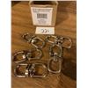 Image 1 : SET OF 5 HEAVY DUTY SWIVEL HANGERS FOR FLOWERING POTS