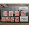 Image 1 : 8 Canadian 2c King Edward VII stamps - used, red