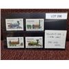 Image 1 : 4 Canadian Locomotive stamps - used