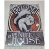 Image 1 : Metal Sign, Approx. 8"x11.5"; Nut House