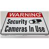 Image 2 : 10"x14" Metal Security Camera Signs (2)