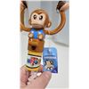 Image 9 : Light Up Candy Light Saber, Candy Filled Monkey (arms work), 2 Spiderman (Vintage)