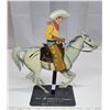 Image 1 : Metal Cut-out & Painted Cowboy Artist Signed