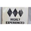 Image 2 : Vintage 3 Black Diamond Ski Hill Sign 19"x14"