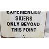 Image 3 : Vintage 3 Black Diamond Ski Hill Sign 19"x14"