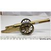 Image 1 : Vintage Solid Brass Cannon 10.5"