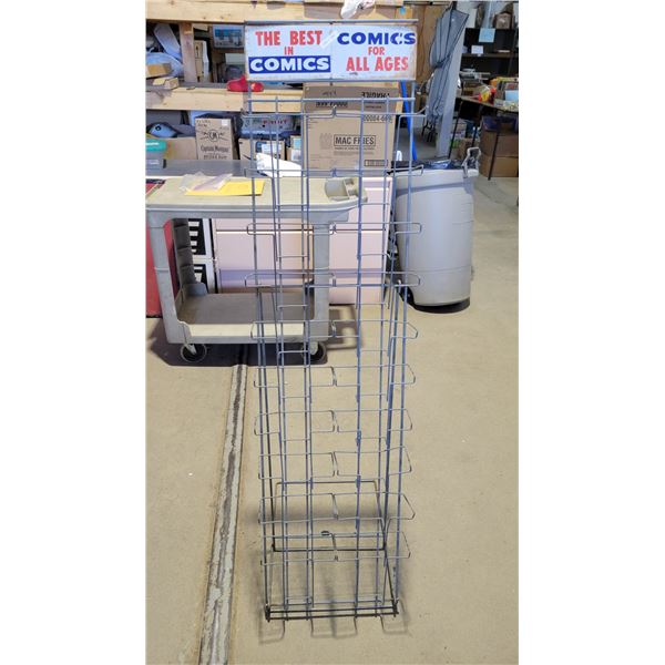 Vintage Comic Display Rack