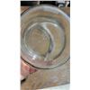 Image 12 : 2 Vintage Glass Quart Sealers “Jewel” Jars – 1 Glass Lid Marked “Jewel”, Insulator #16 – all glow or