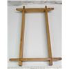 Image 11 : Wood Display Shelves, great for essential oil bottles, hanging necklaces, etc. large one 18x24 inch