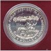 Image 1 : 1985 Specimen Silver Dollar. 100th Anniversary of Canada’s National Parks. Moose. Housed in a black 